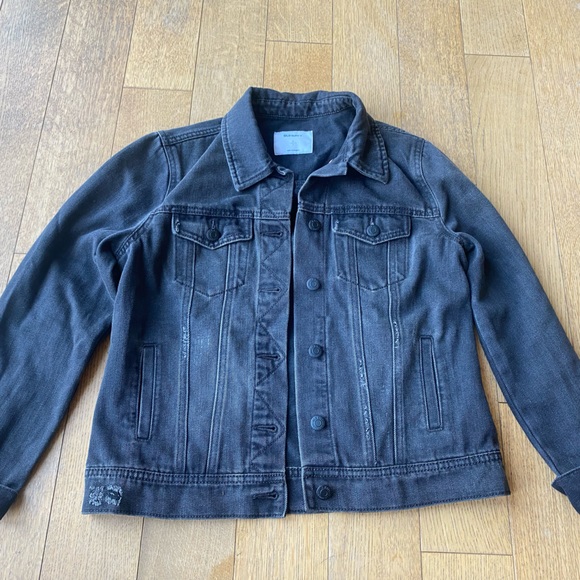 Black denim jacket - Picture 3 of 3